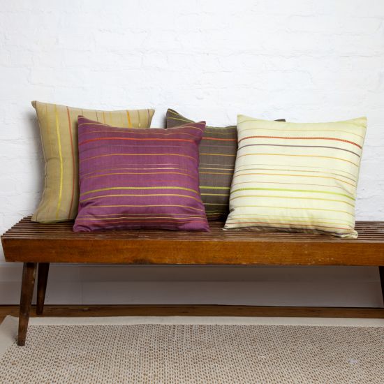 Rainbow Weave Pillow Covers Collection